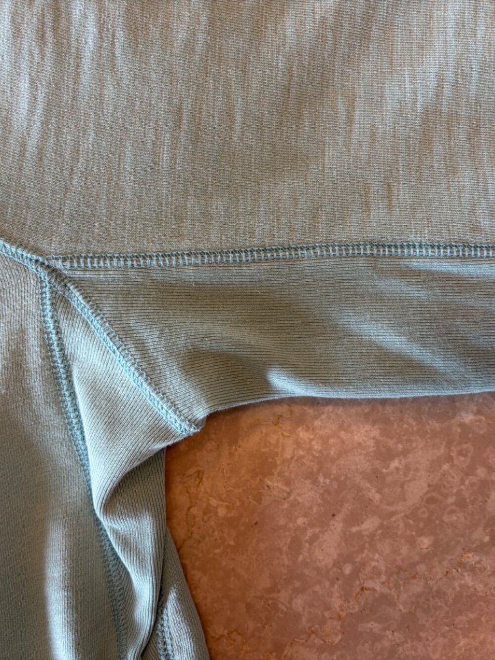 Gap Lived-In Robin's Egg / Tiffany Blue Crewneck Sweatshirt Raglan Sleeve Size M - Picture 6 of 7